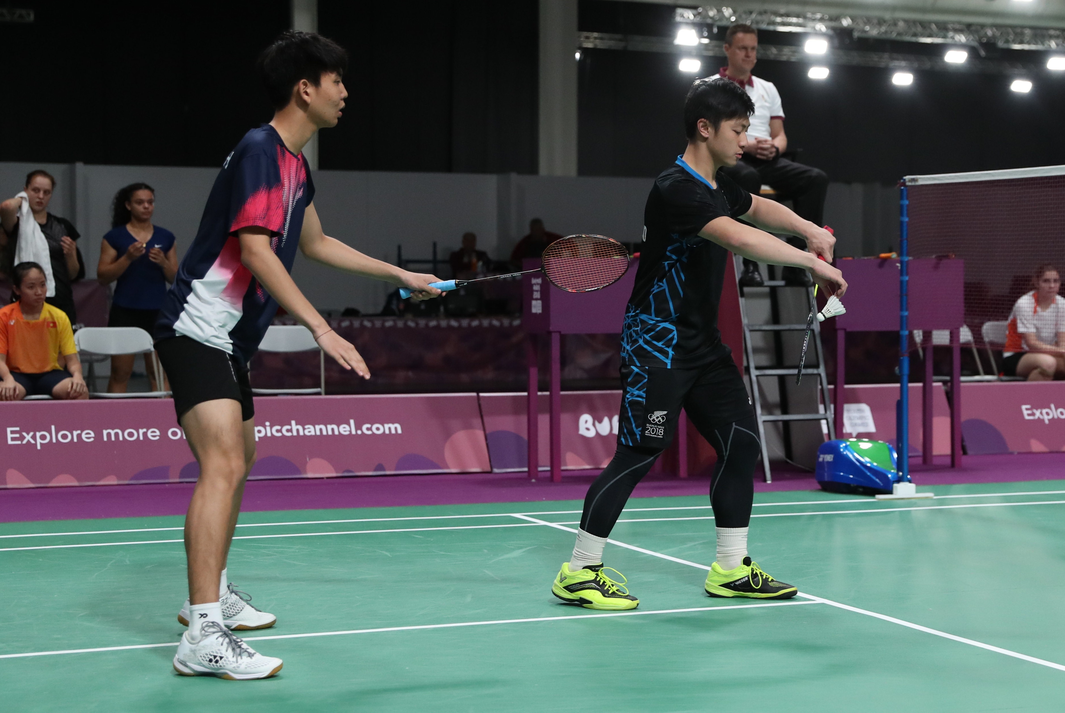 2018-10-12_Badminton_Mixed_International_Team_Final_match_9_at_2018_Summer_Youth_Olympics_by_Sandro_Halankâ001.jpg