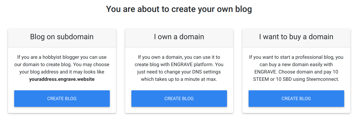 Domain Options