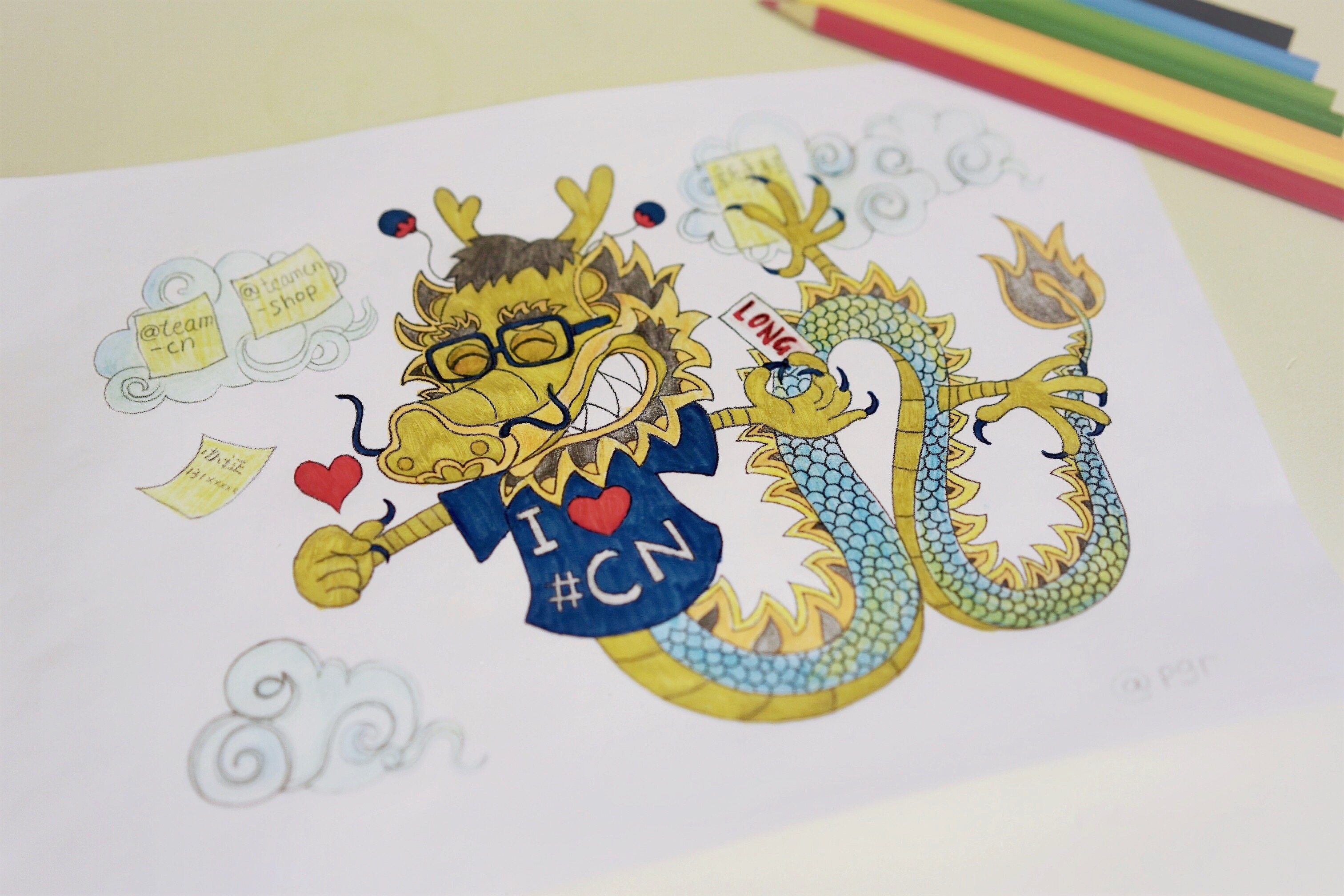 #158 金龙涂色 | Coloring a Chinese Dragon