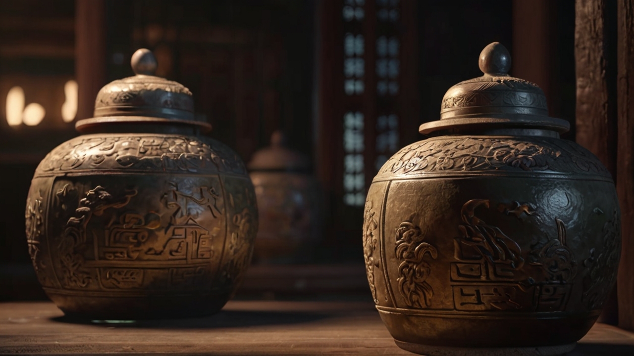 Cinematic_Kino_Ancient_Chinese_wine_jarsphotorealistic_beautif_0.jpg