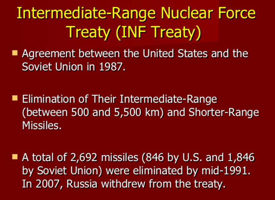 Nuclear treaty. Nuclear Forces. Inf Treaty. Treaty on the non-proliferation of nuclear Weapons. The comprehensive nuclear non-proliferation Treaty of 1996.