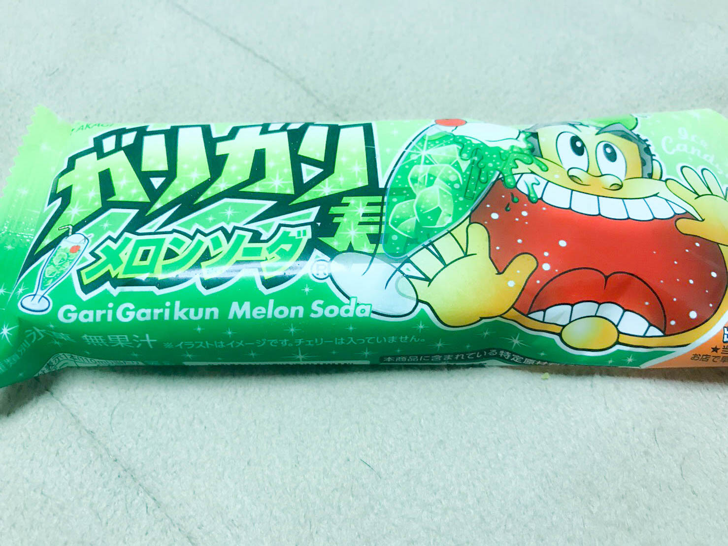 Garigari Kun Melon Soda Ice ガリガリ君の新商品 メロンソーダ が発売されました Steemit