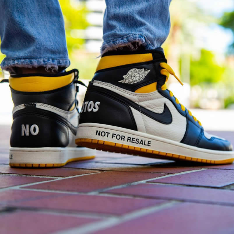 Air Jordan 1 NRG Not For Resale Yellow On Feet Release Date Steemit