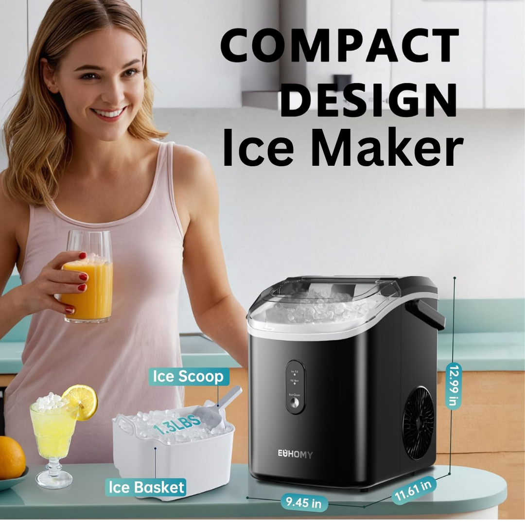 EUHOMY Nugget Ice Maker Countertop with Handle (1).png
