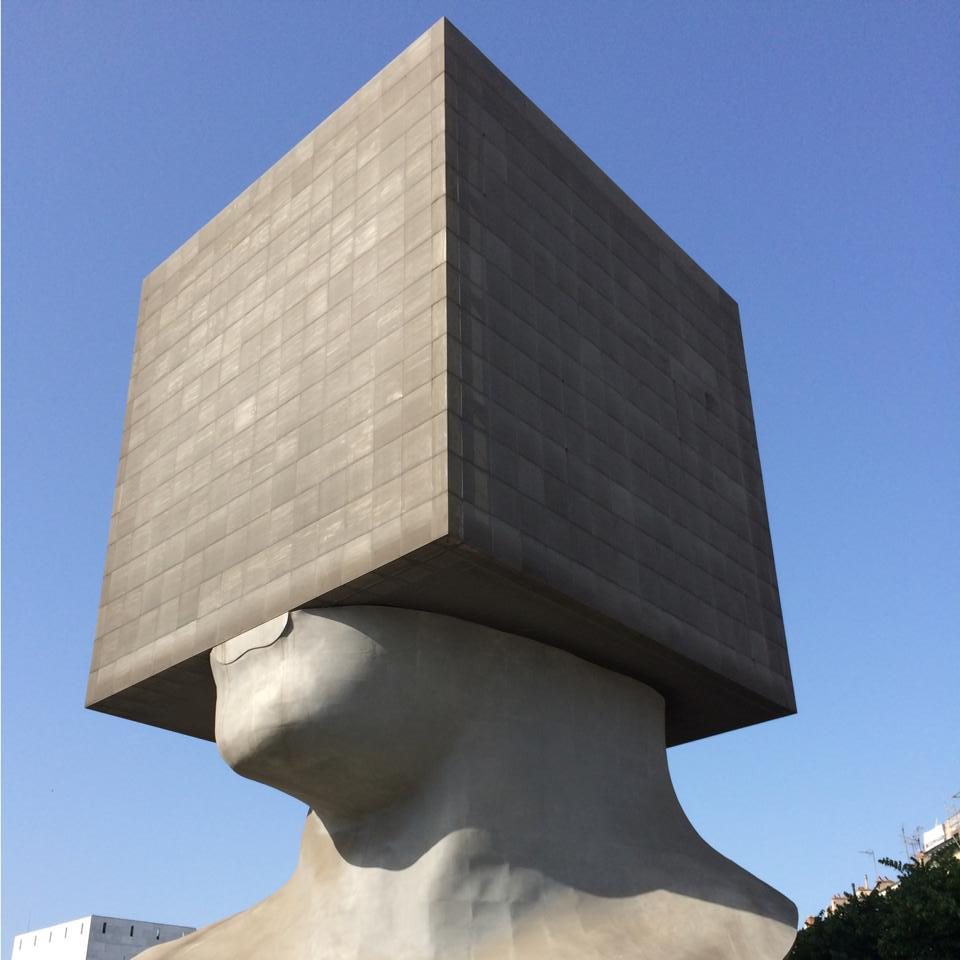 Большая квадратная голова. Маска стива. Квадратная голова у мужчины. Библиотека луи нюсера франция внутри. Музей голова ницца.