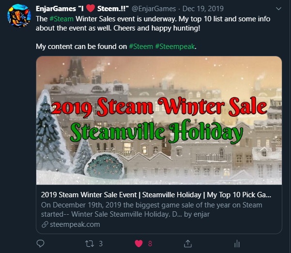 Tweet about Steem Winter Sale.png