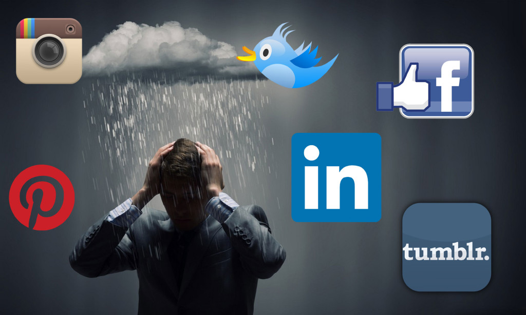 Social Media depression. Depression in the social Media.