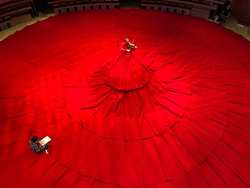 most beautiful red dress