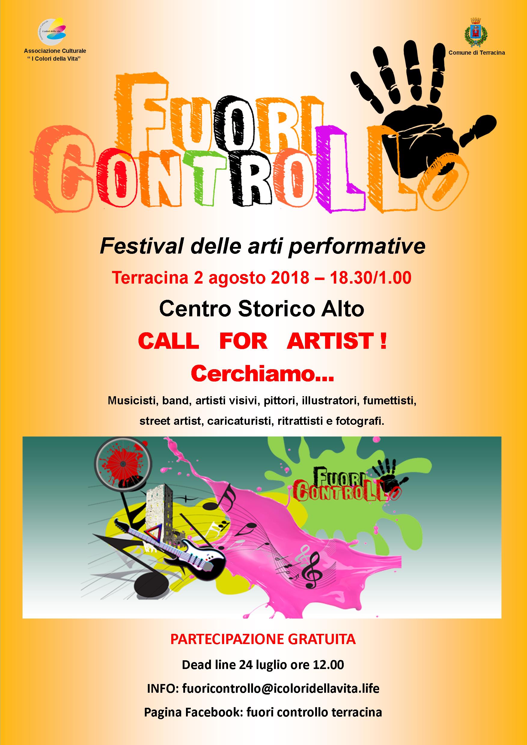 Fuori Controllofestival Delle Arti Performative Free