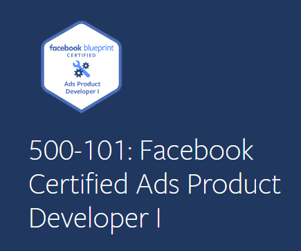 Facebook Certified Ads Product Developer I