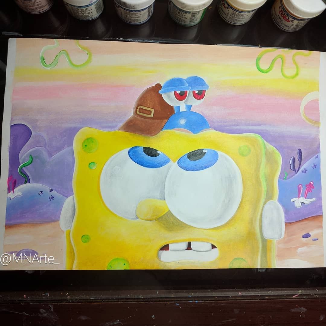 Diseños MNArte -- on Instagram_ _La serie donde prenden una fogata -- debajo del mar ---- y se mantiene encendida ---- Bob esponja -- y su mascota Gary -- ¿Ya vieron el vídeo____CEXFmKJpr_1(JPG).jpg