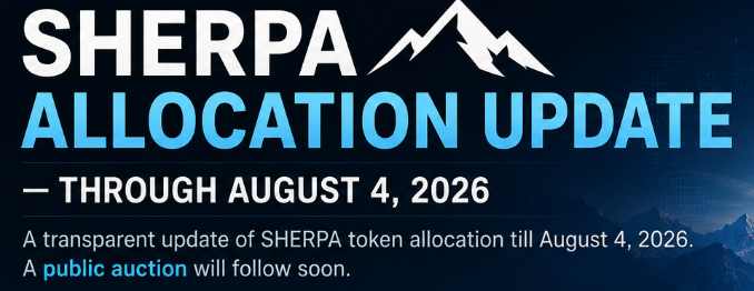 SHERPA Allocation Update