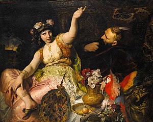 300px-Ferdinand_Keller_-_Scheherazade_und_Sultan_Schariar_(1880).jpg