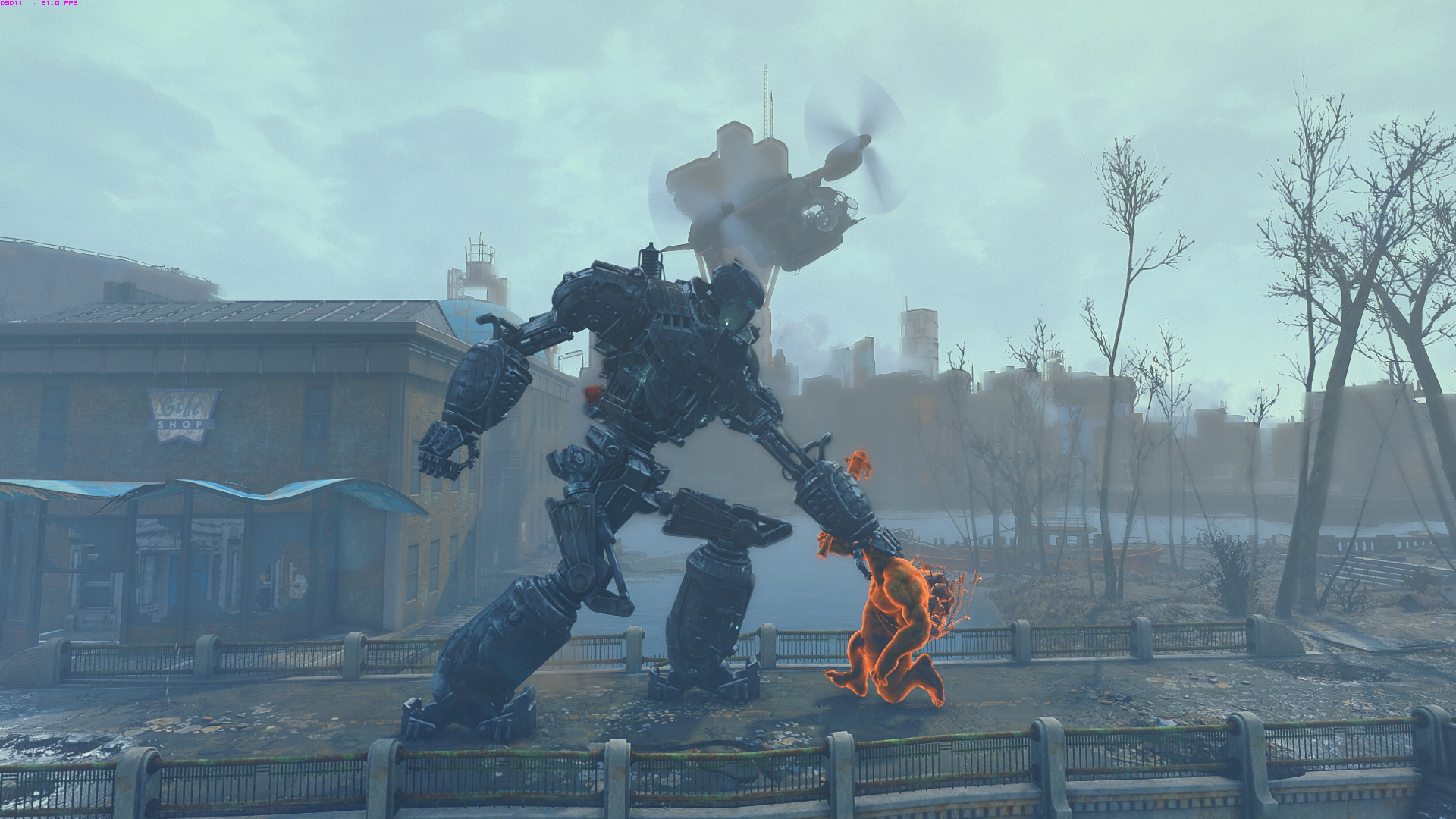 Fallout 4 гигантский робот фото 12