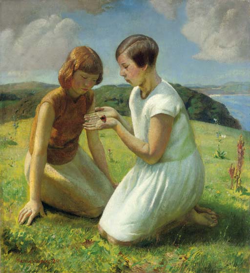 Harold_Harvey_Two_young_girls_with_a_butterfly_1929.jpg