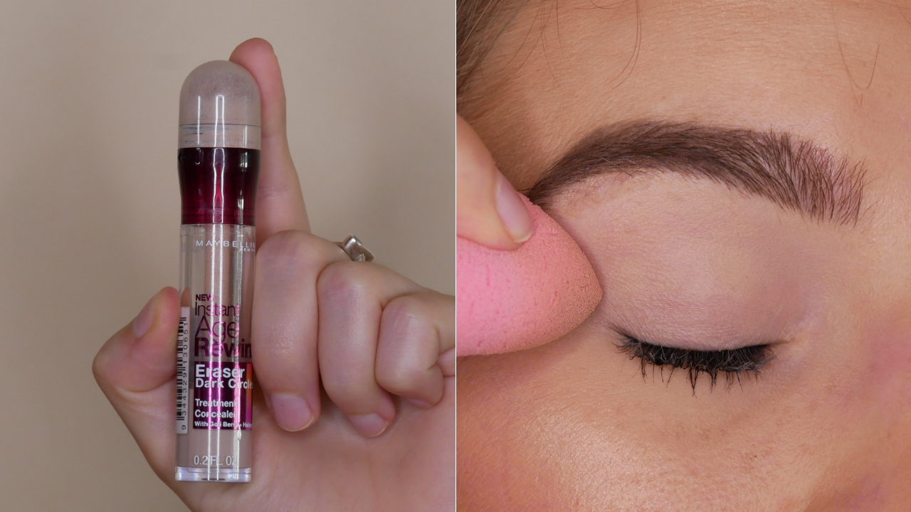 Smashbox Full Exposure Palette Review + Short, Wearable Eye Makeup Tutorial - concealer - melissavandijkmakeuptutorials.png