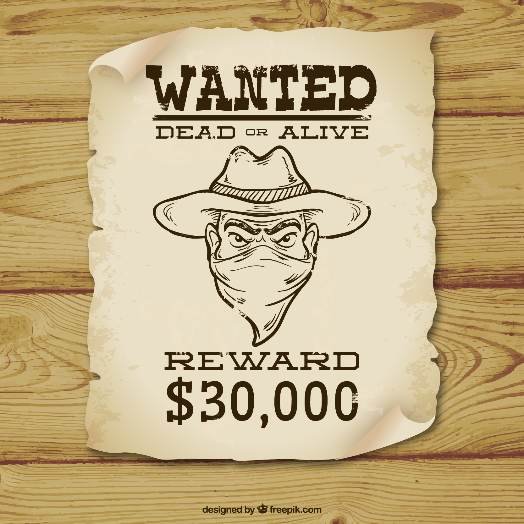 Wanted ковбой
