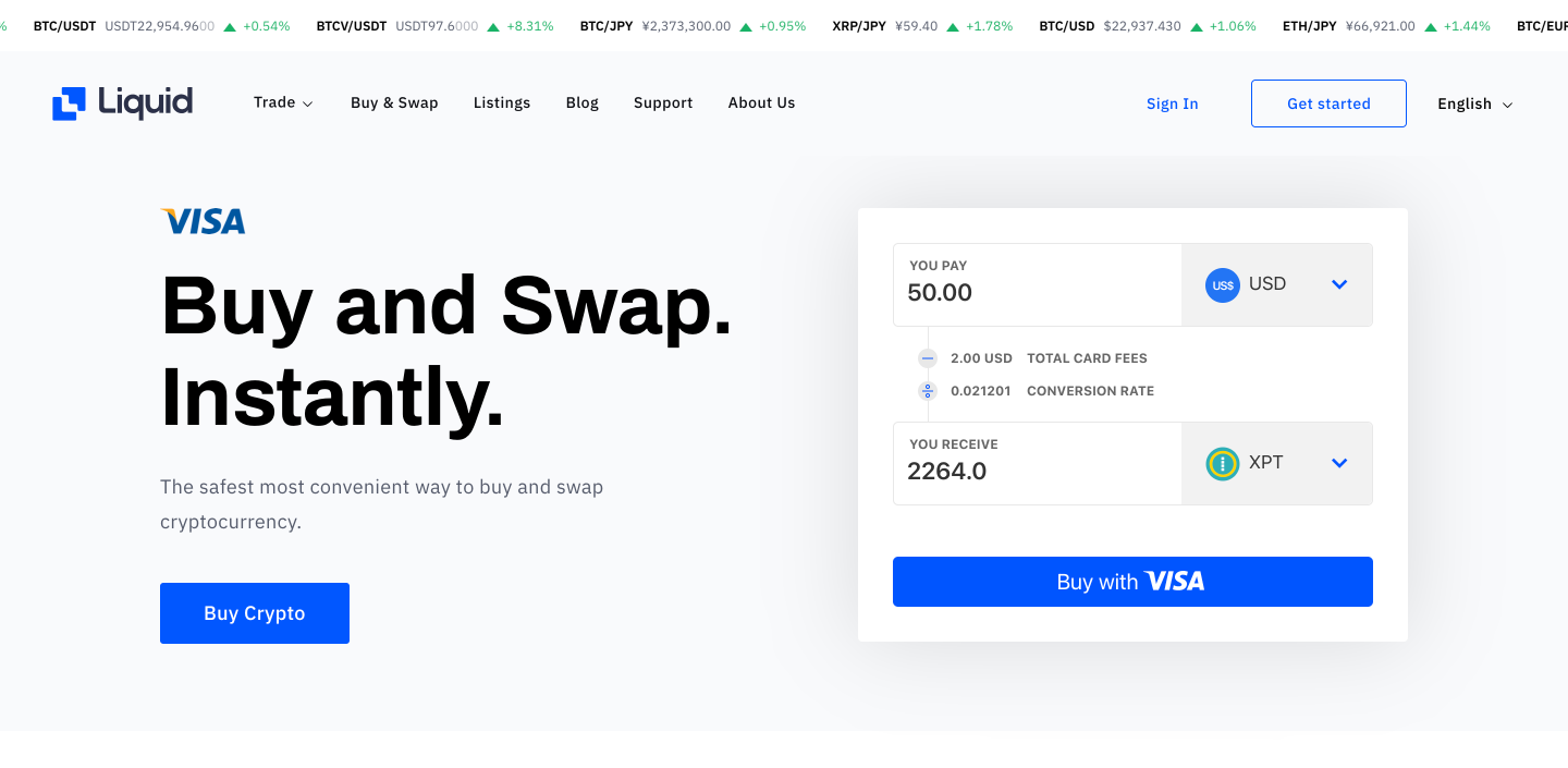 Liquid “Quick Exchange”
