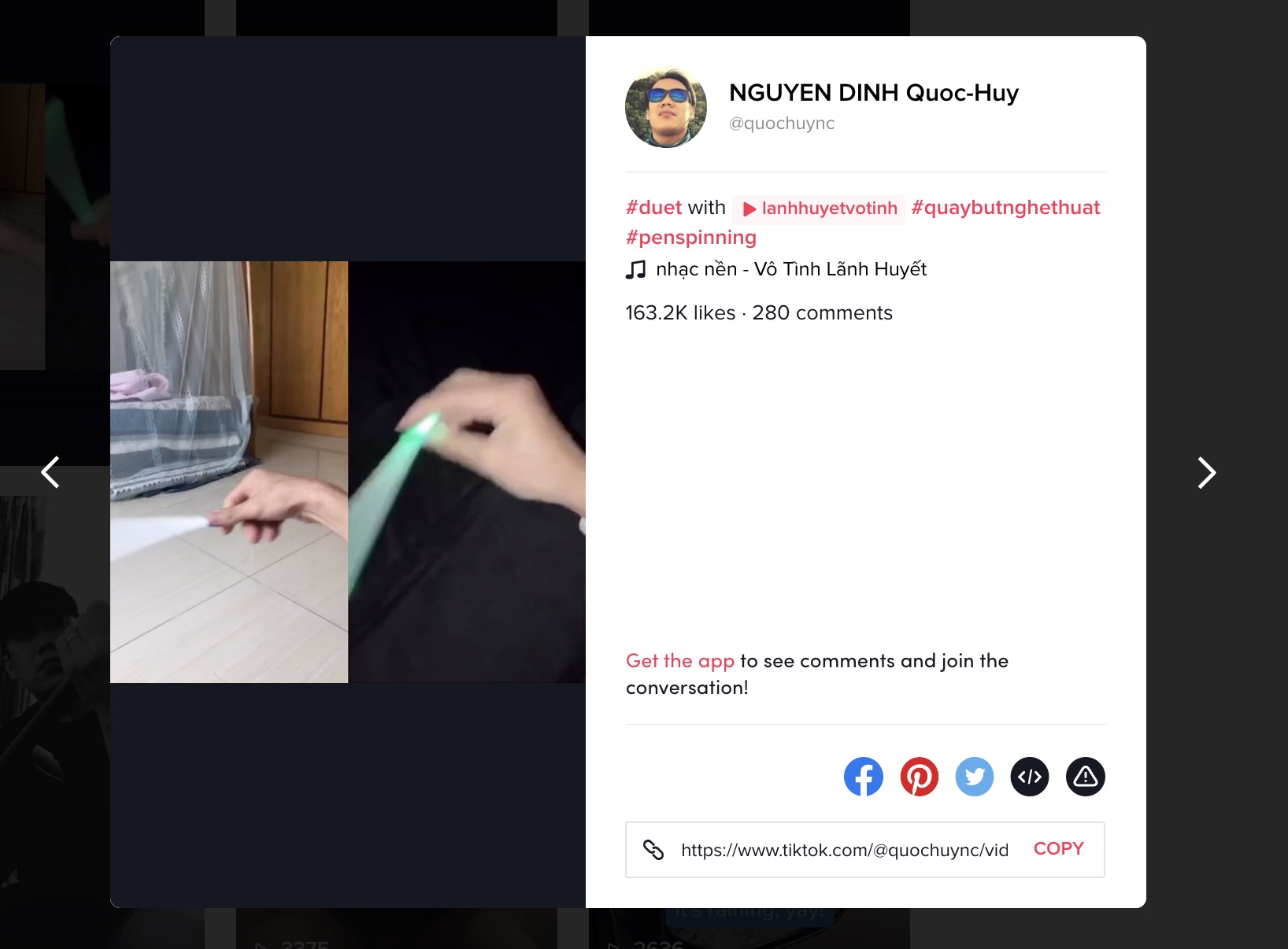 My most popular pen spinning video on TikTok
