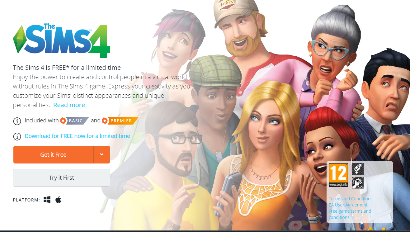 Free Sims 4 for limited time, get your copy for free and keep it for PC and...