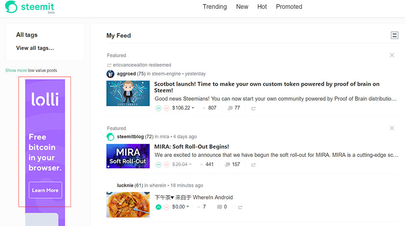 steemit咋这么多广告了？！