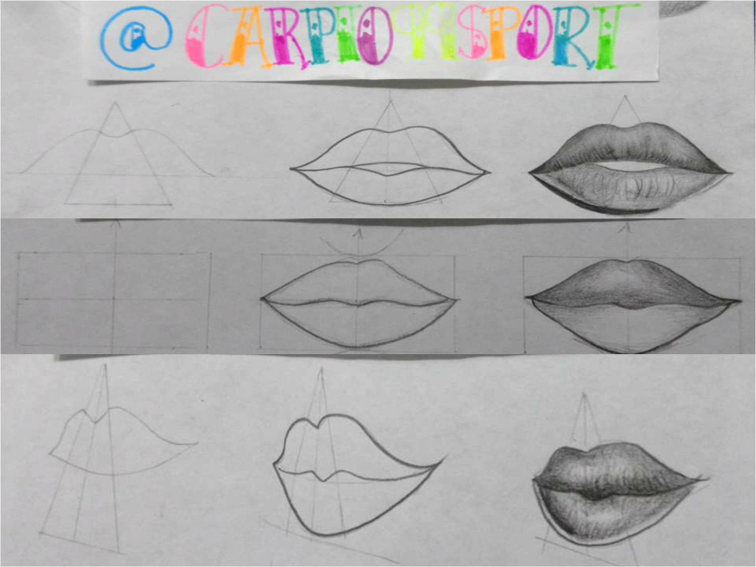 Карандаш для губ. Схема рисования губ. Губы поэтапно. Нарисовать губы карандашом.
