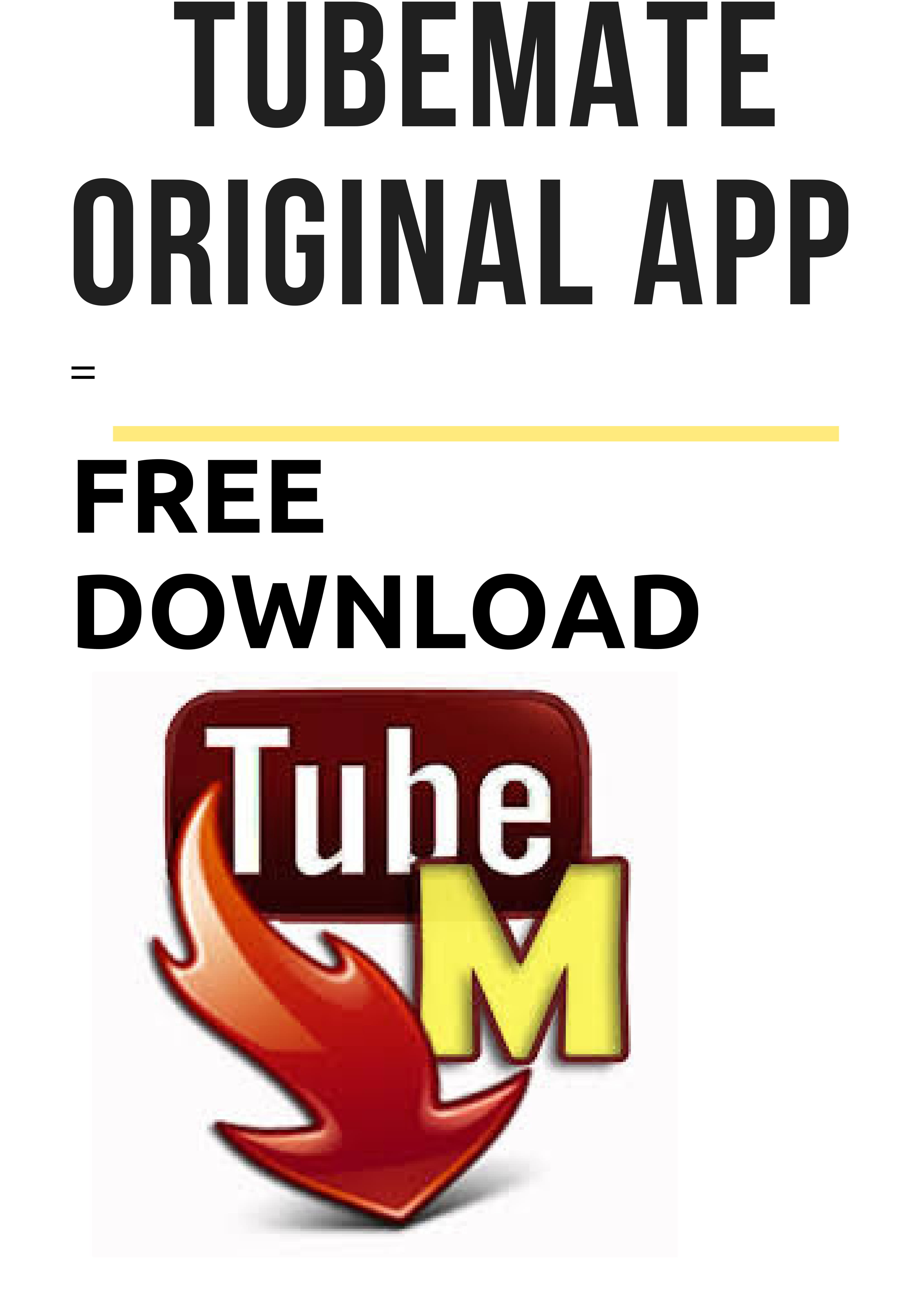 Vergelijkbaar toren Voordracht Original Tubemate apk for Android free download — Steemit