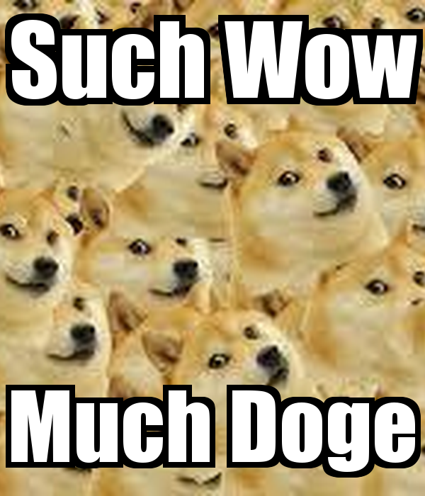 Such much. Wow Doge Мем. Such wow much Doge. Much wow. Wow so much Doge.