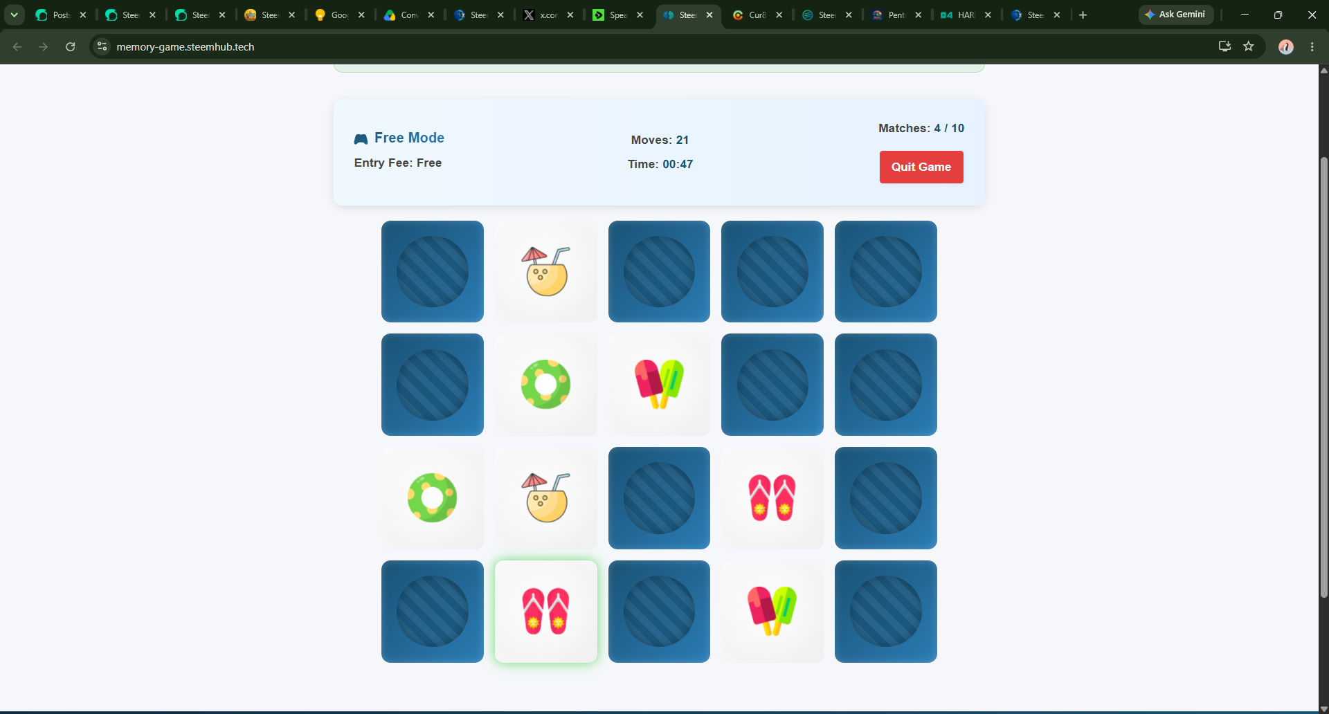 Steem Memory Game - Play and Earn STEEM - Google Chrome 8_15_2026 10_33_37 PM.png