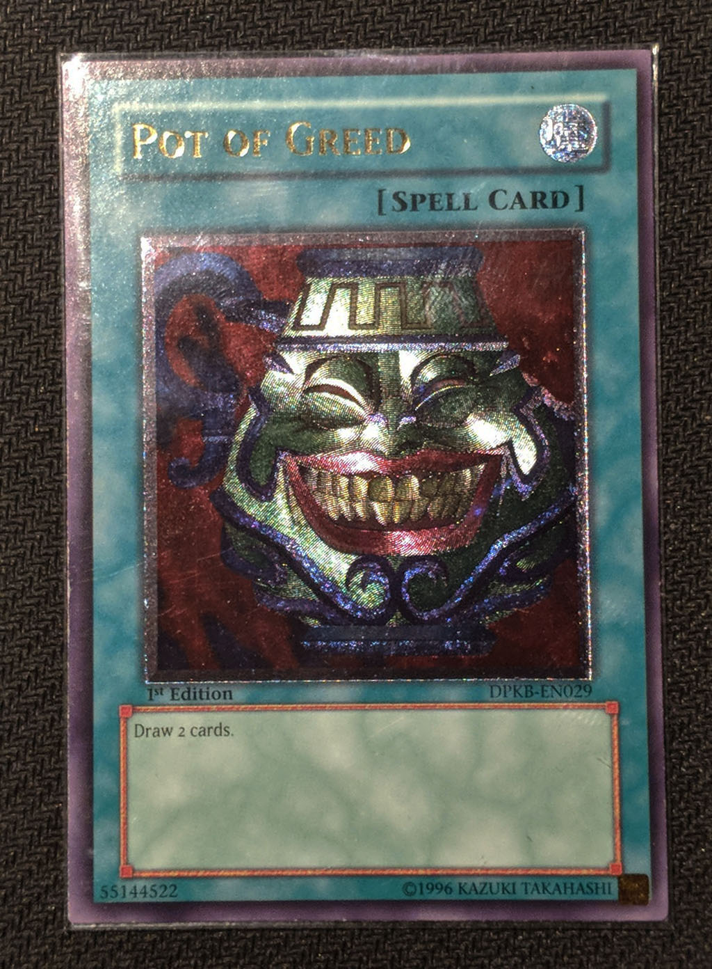 Pot of Greed BP02-EN129 Rare NM Yugioh Card