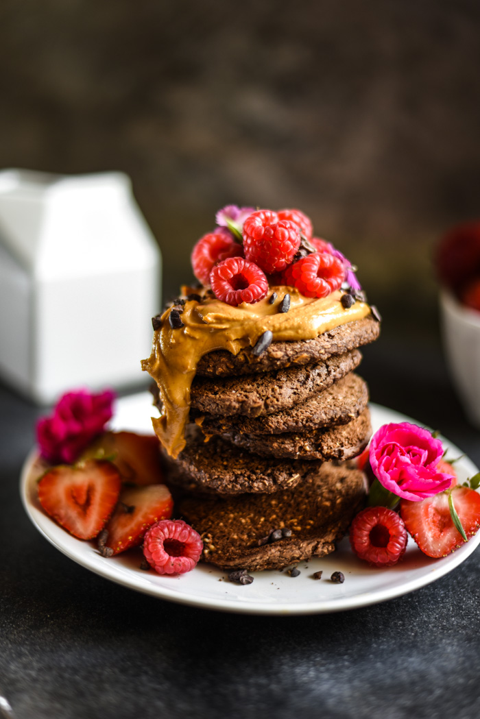 Chocolate Oat Pancakes (V+GF)-3.jpg