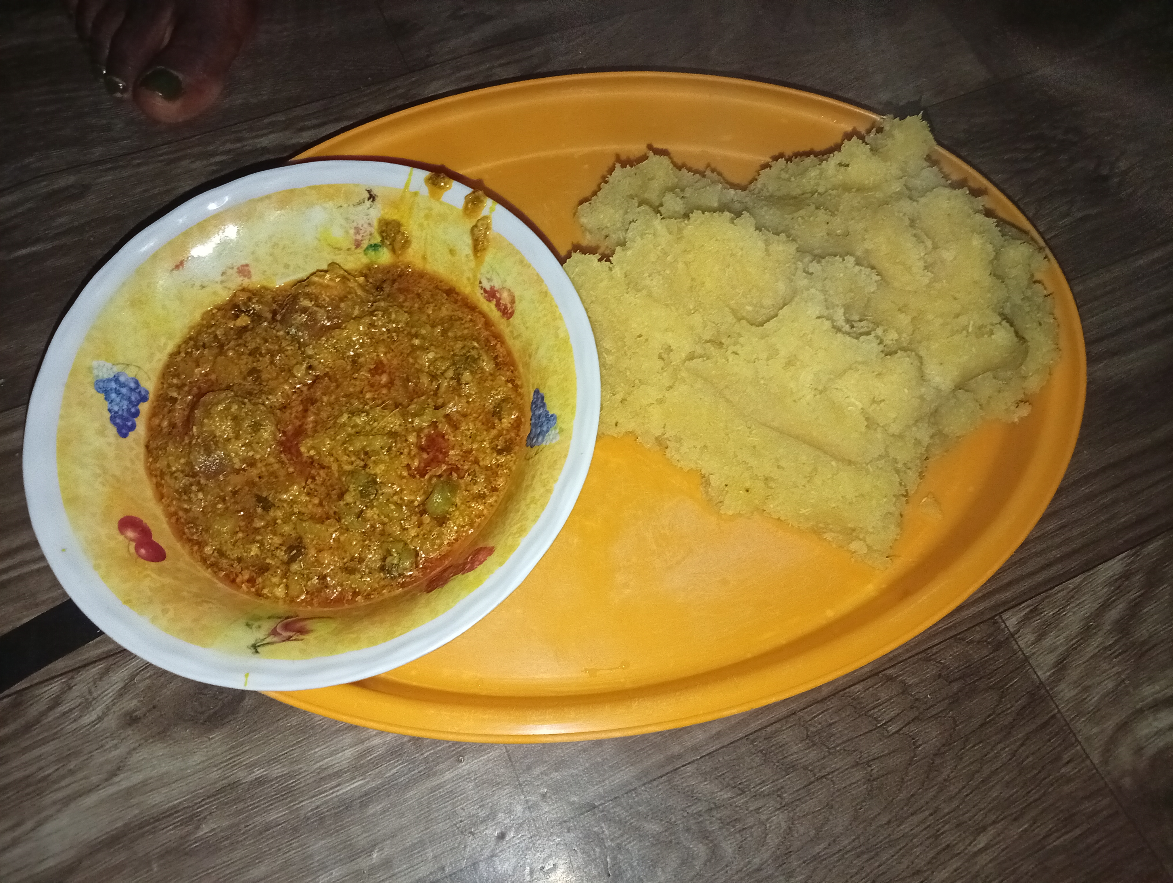 my melon soup and eba