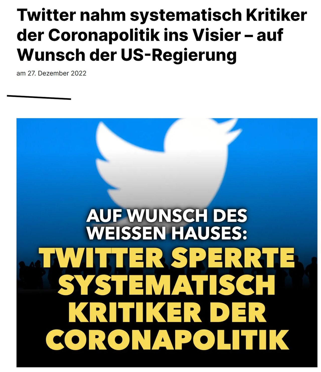 Twitter nahm systematisch Kritiker der Coronapolitik ins Visier – auf Wunsch der US-Regierung.jpg