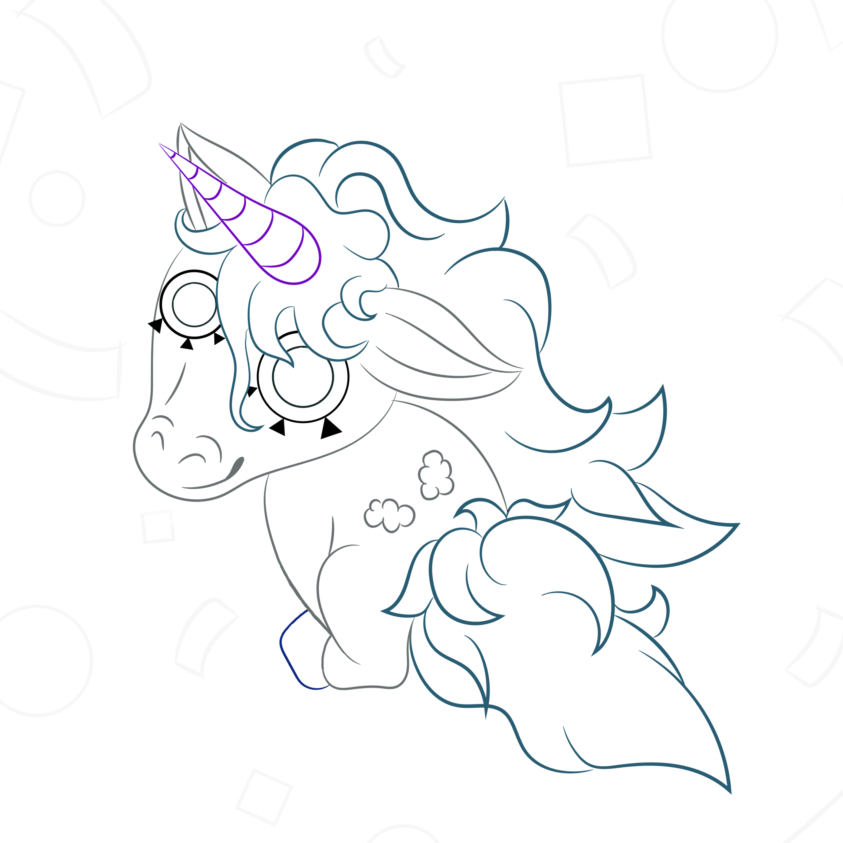 Unicorn Adopt Me Drawing Pets