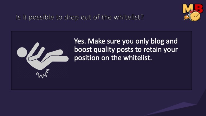Is it possible to drop out of the whitelist.jpeg