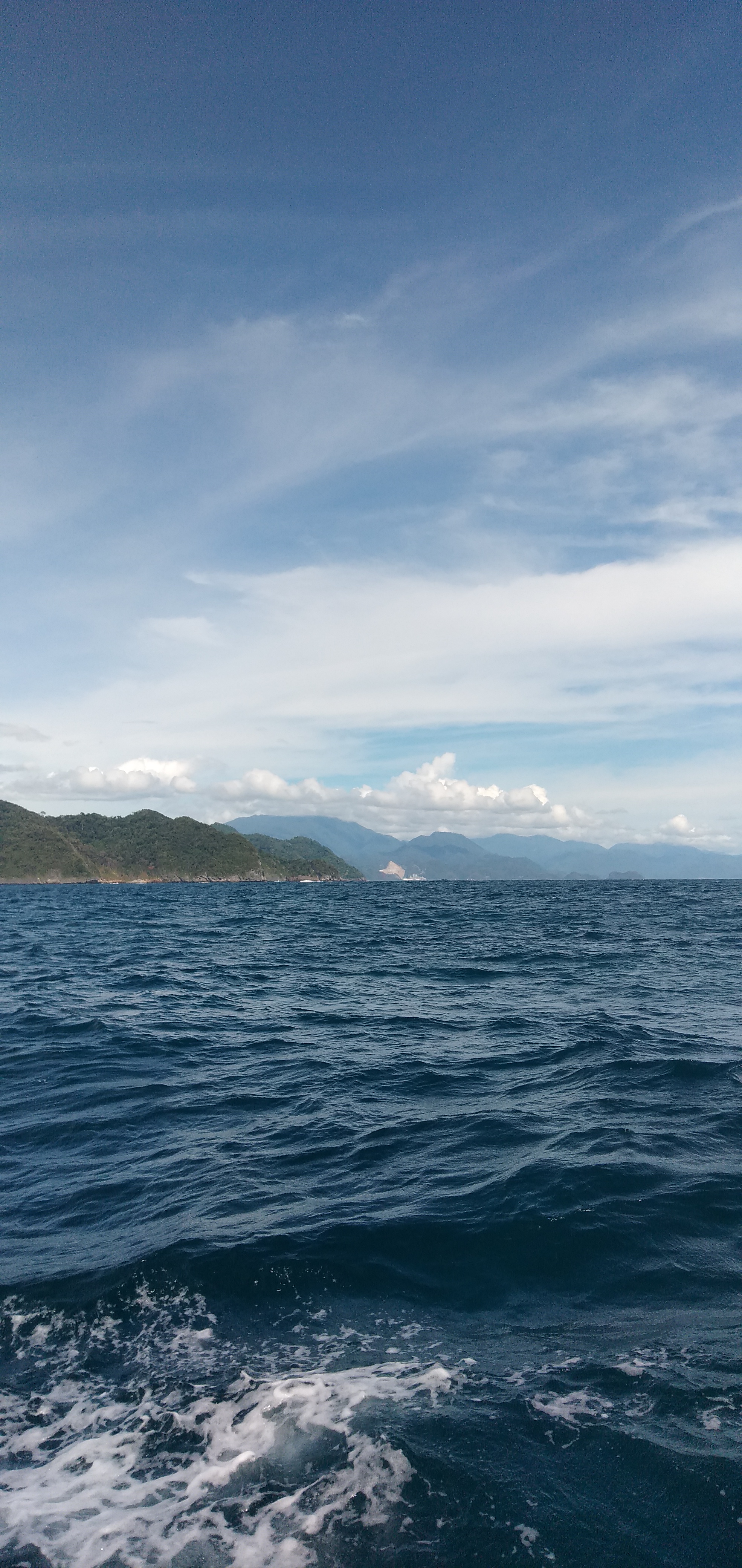 Pemandangan Yang Indah Di Laut Samudera Indonesia