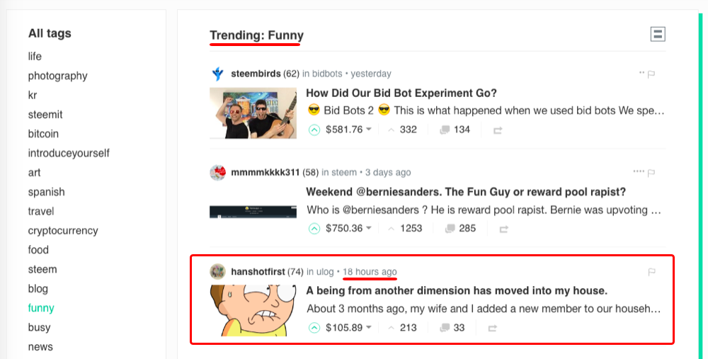 How Much Rewards Do We Need to Reach the Trending Page?