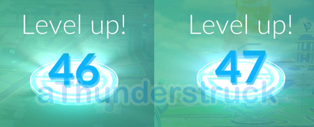 Reached Level 46 and Level 47 in Pokémon GO — Steemit