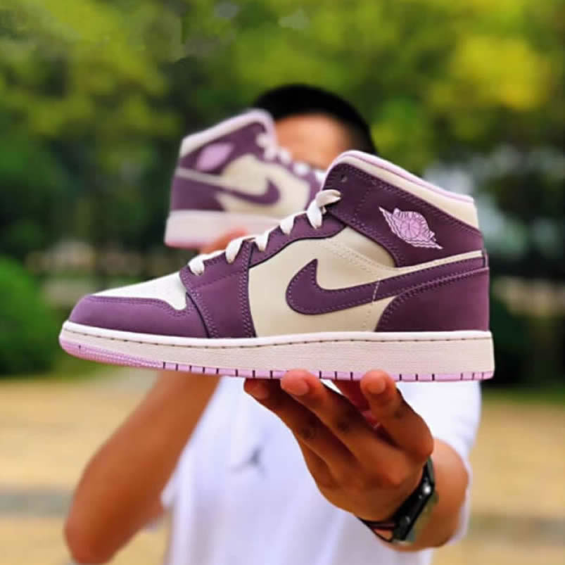 sand purple jordan 1