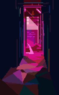 Aesthetic pixel art background [ Art process included! ]