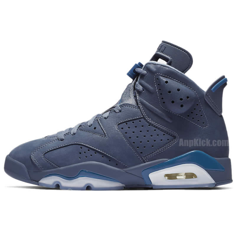 air jordan 6 diffused blue on feet