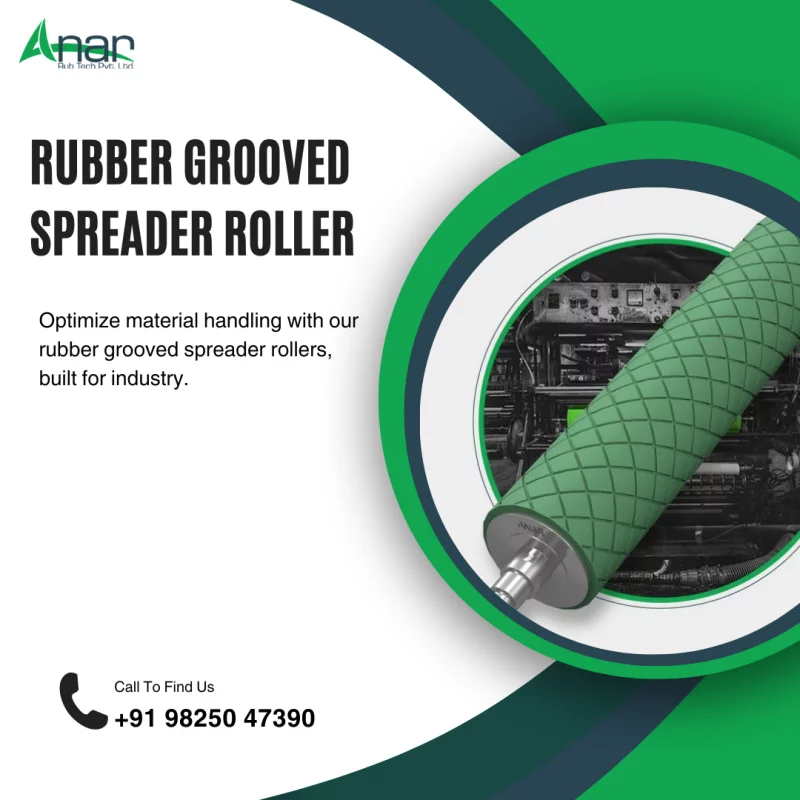 Rubber Grooved Spreader Rollers.webp