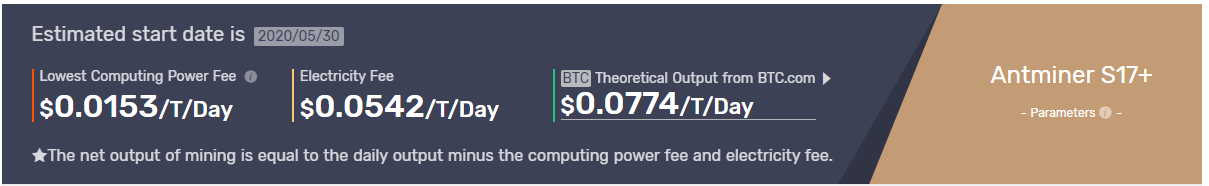 2020/05/18  BTC/BCH 채산성 기록