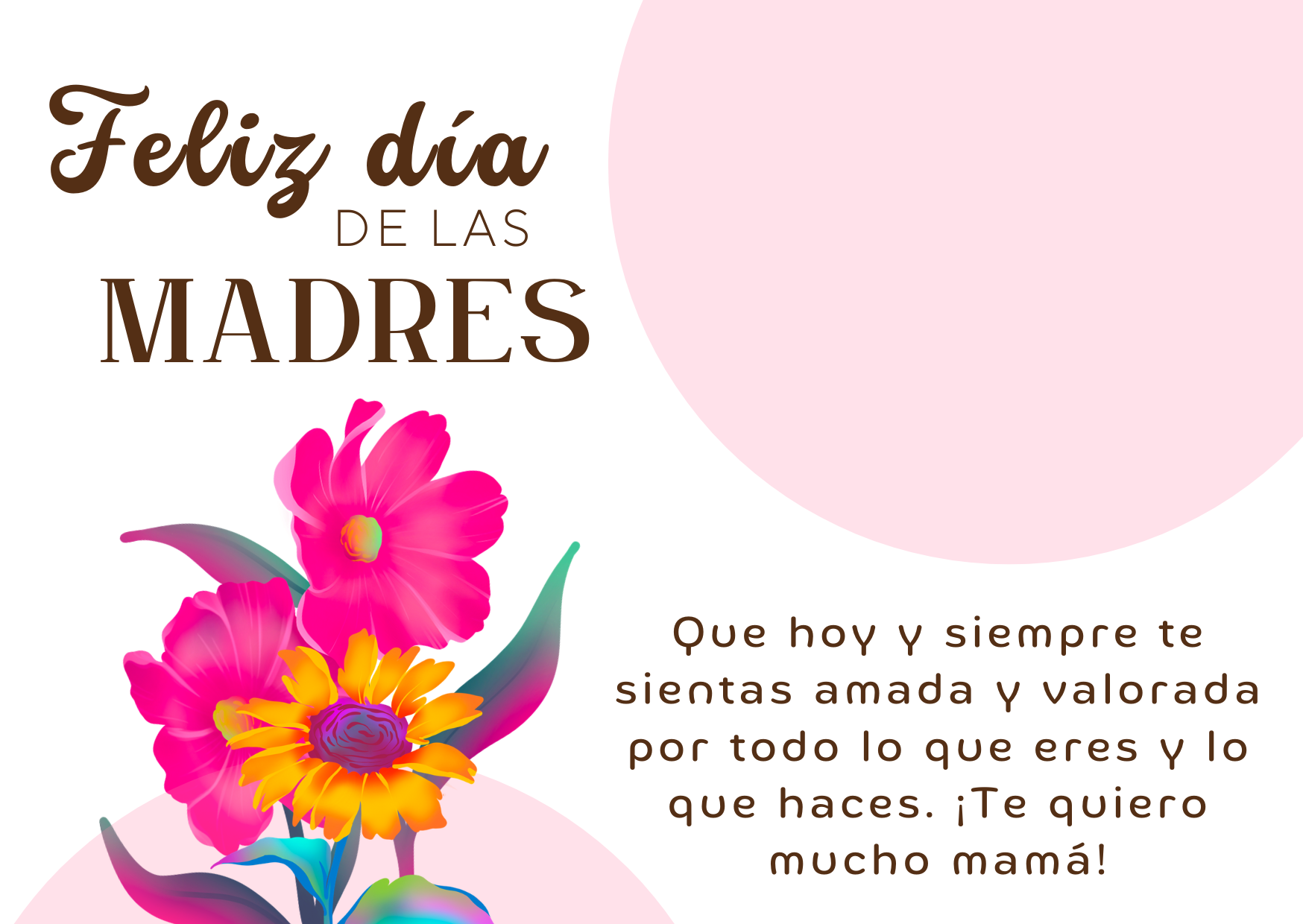 Tarjeta Feliz día de la madre frase Floral Rosado (5).png