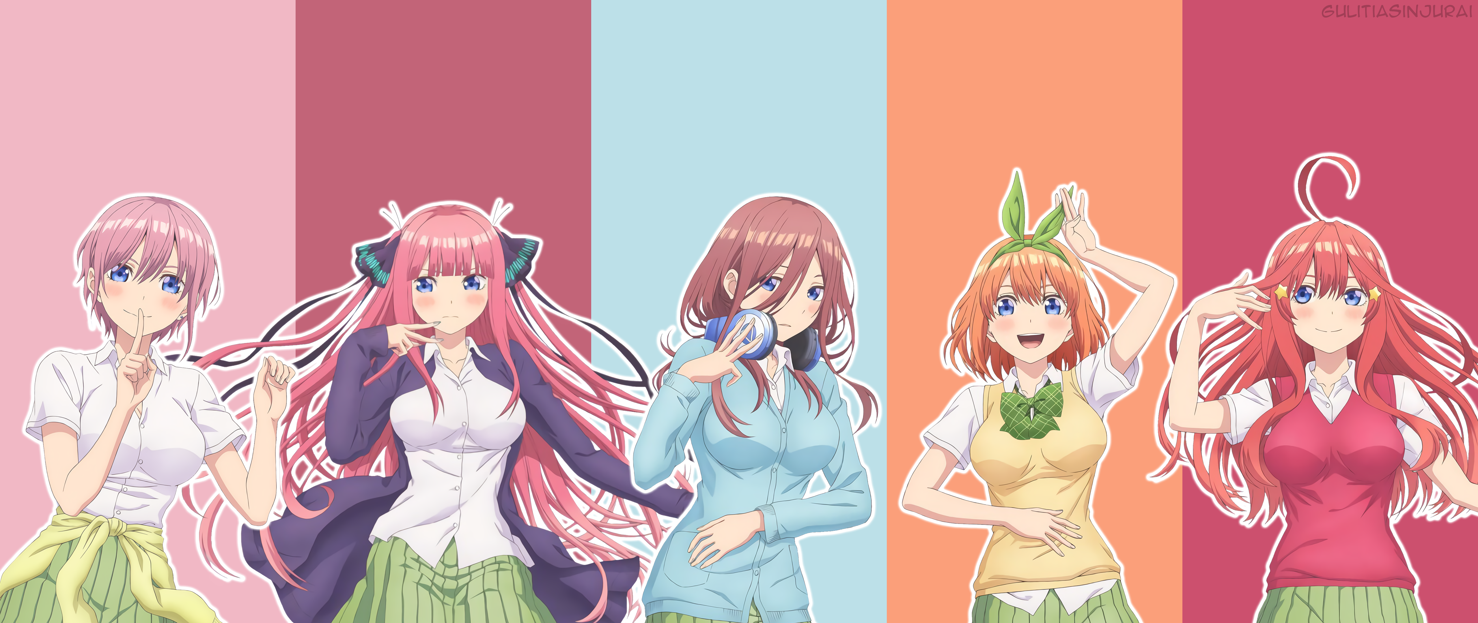 Who is your favorite characters from Anime Go Toubun No Hanayome — Steemit