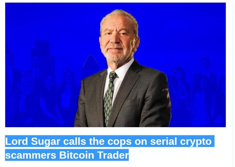 alan sugar bitcoin trader