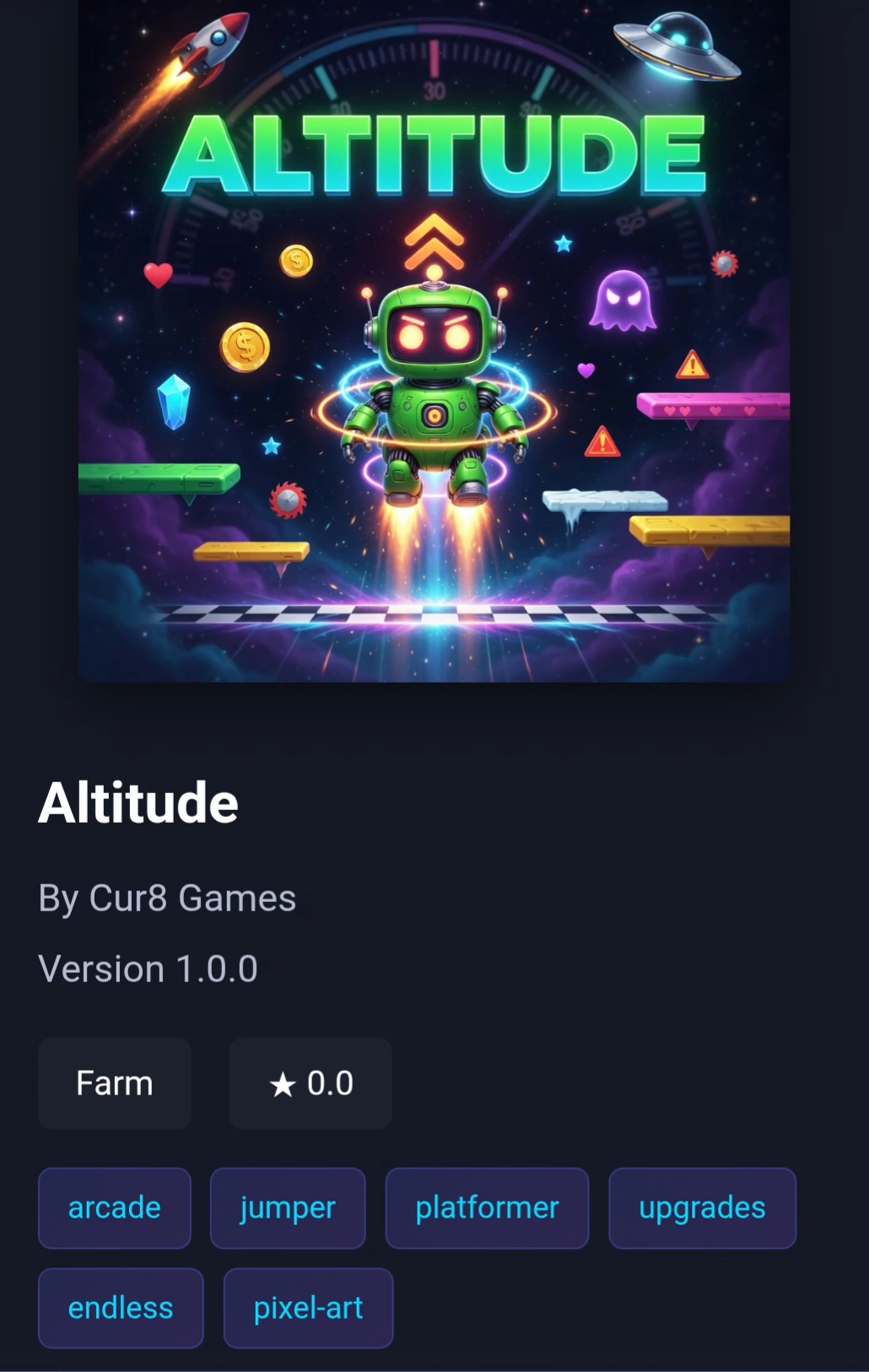 Jugué al juego «Altitude».