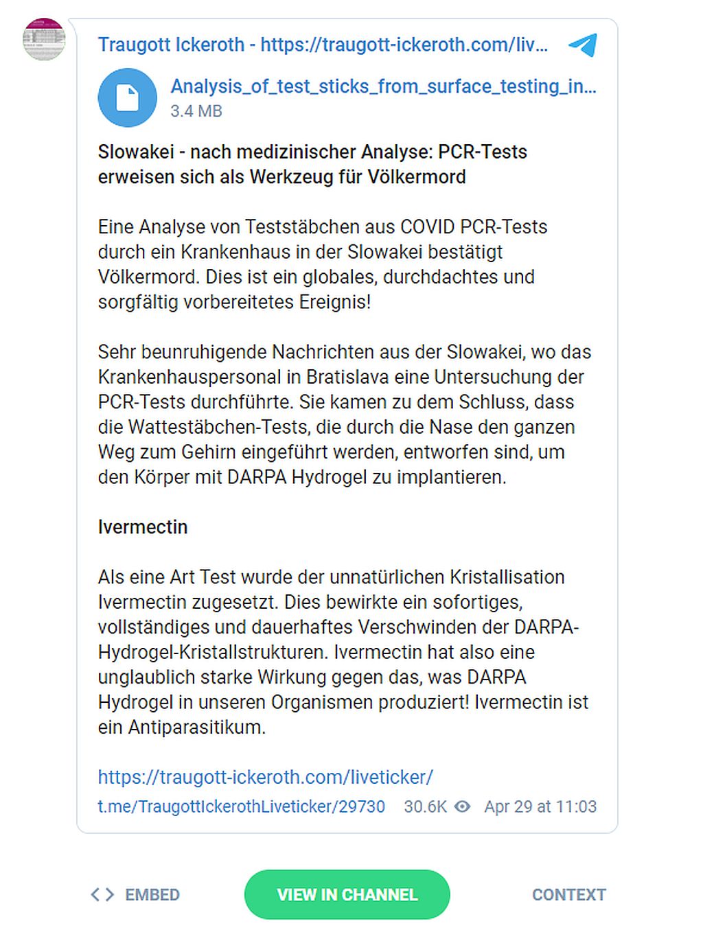 Slowakei - nach medizinischer Analyse PCR-Tests erweisen sich als Werkzeug für Völkermord.jpg