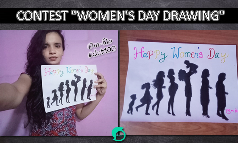 Happy Womens Day Dancing Girl Sketch Card Design Stock Vector by ©Harryarts  549931106