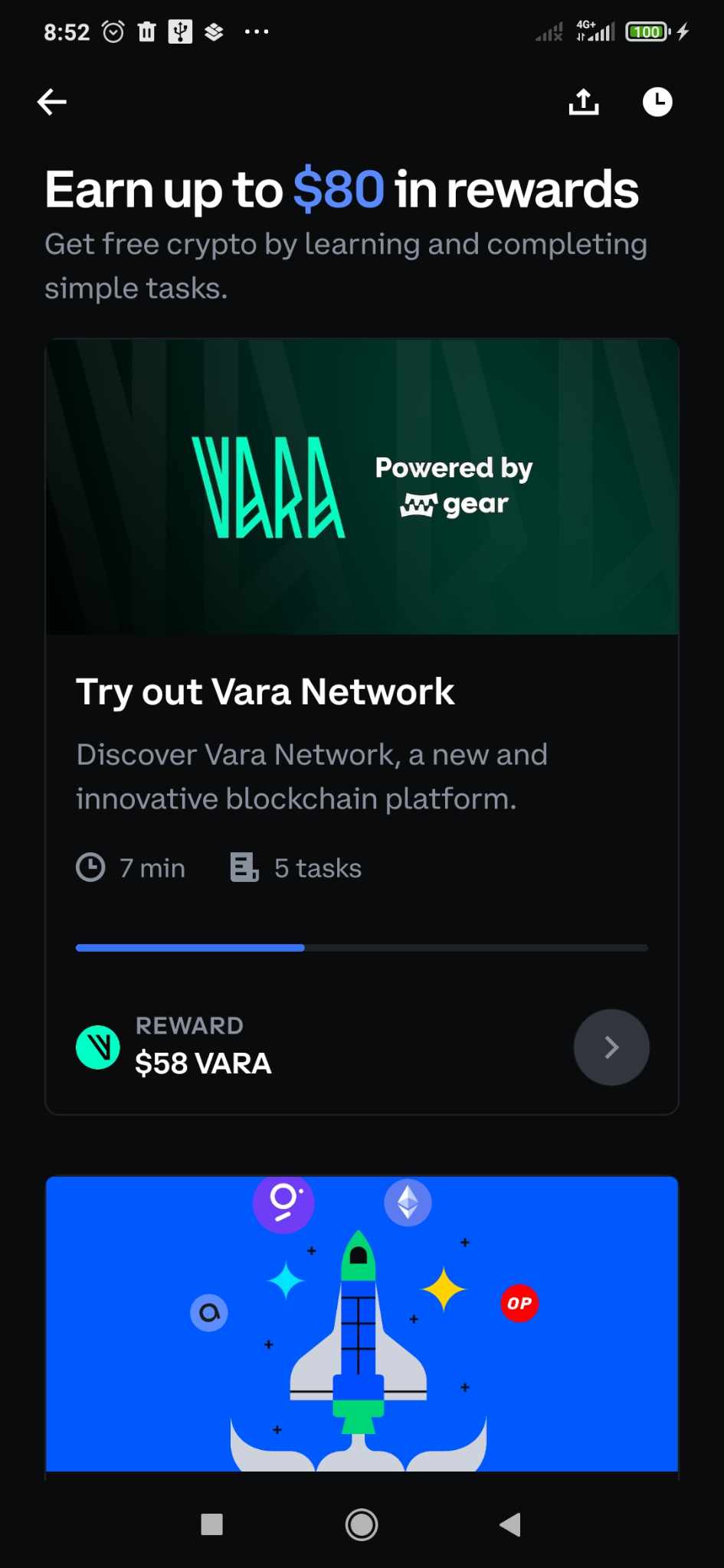 2. Coinbase APP + SubWallet - New Free Crypto: VARA $40 — Steemit